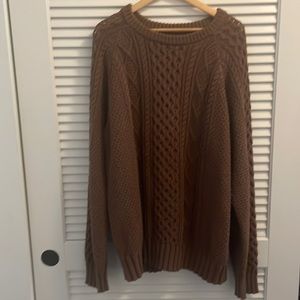 Men’s LL BEAN 100 % COTTON SIGNATURE FISHERMAN CREW NECK SWEATER XXL